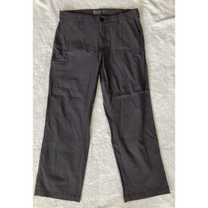 LB Tech Cargo Pants Mens 34x30 Gray Nylon Pockets Classic Fit Unionbay Preppy